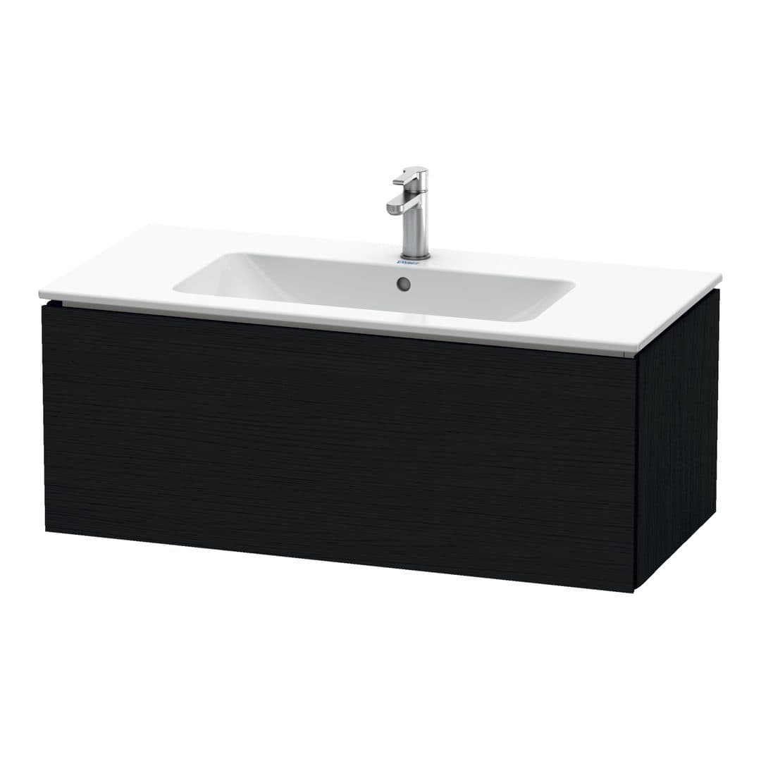 Duravit L-Cube – Έπιπλο Νιπτήρα – 1020 mm, 1 συρτάρι, νιπτήρας κέντρο, 1020 x 481 x 400 mm – Black oak Matt, Decor (LC614201616)