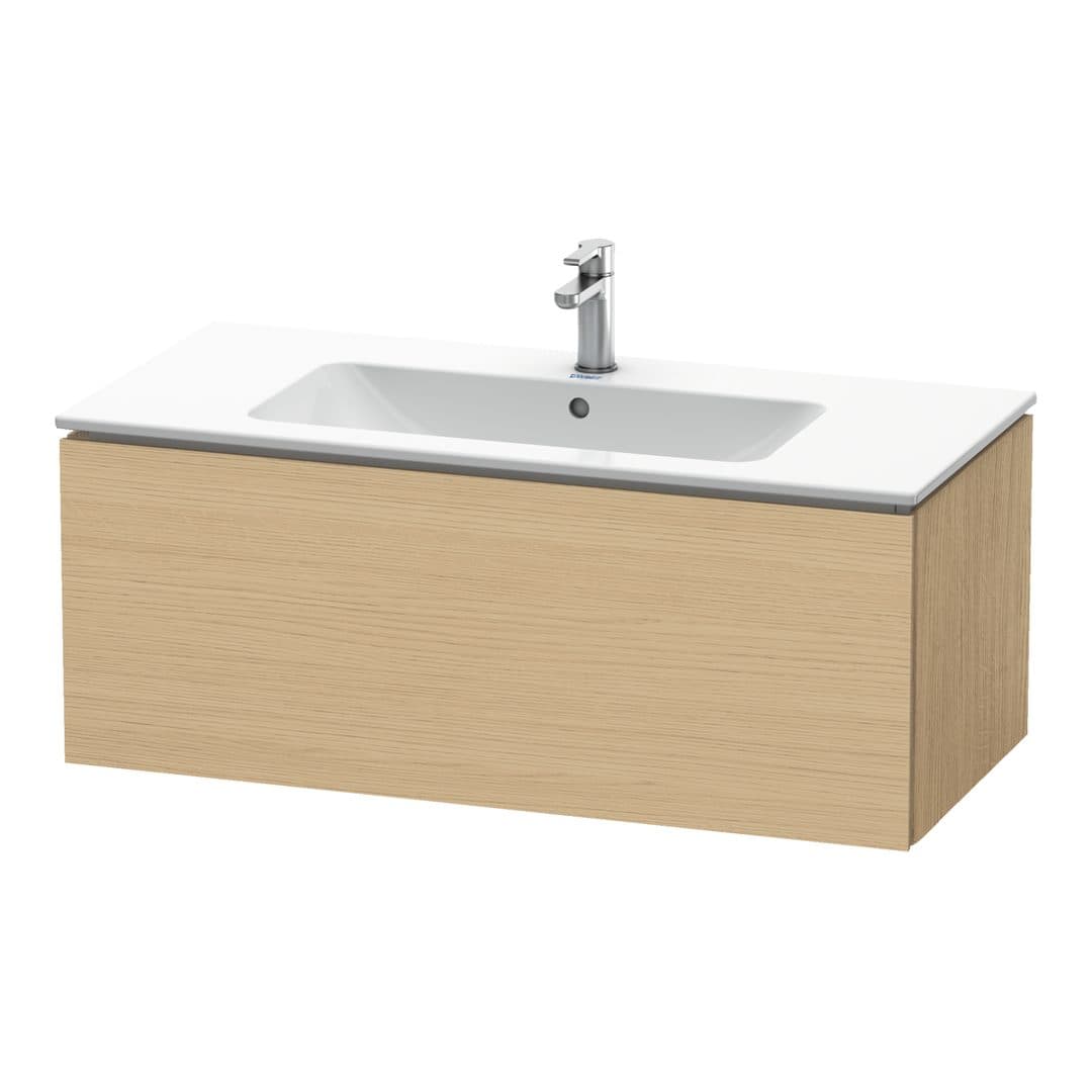 Duravit L-Cube – Έπιπλο Νιπτήρα – 1020 mm, 1 συρτάρι, νιπτήρας κέντρο, 1020 x 481 x 400 mm – Natural oak, Decor (LC614203030)