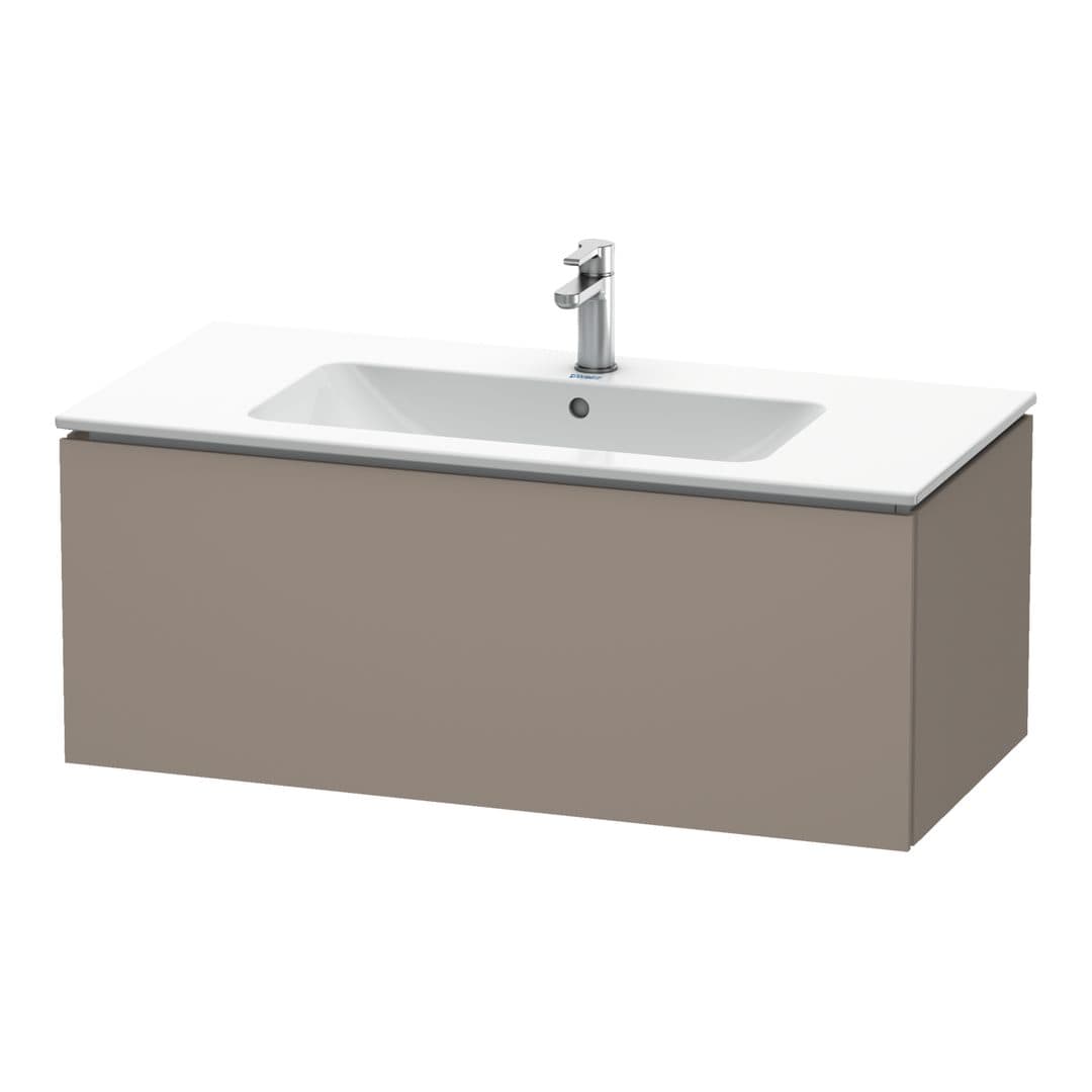 Duravit L-Cube – Έπιπλο Νιπτήρα – 1020 mm, 1 συρτάρι, νιπτήρας κέντρο, 1020 x 481 x 400 mm – Basalte Matt, Decor (LC614204343)