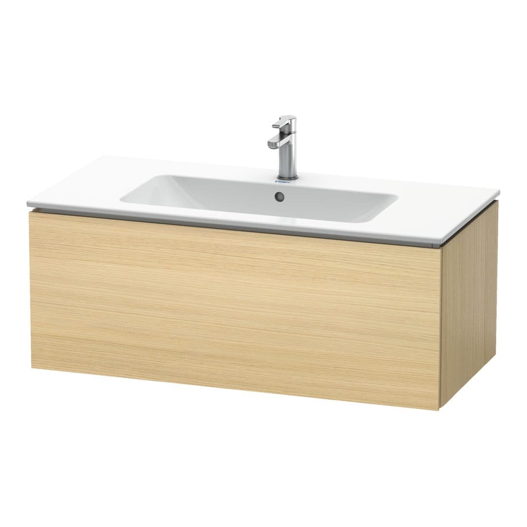 Duravit L-Cube – Έπιπλο Νιπτήρα – 1020 mm, 1 συρτάρι, νιπτήρας κέντρο, 1020 x 481 x 400 mm – Mediterranean oak Matt, Real wood veneer (LC614207171)