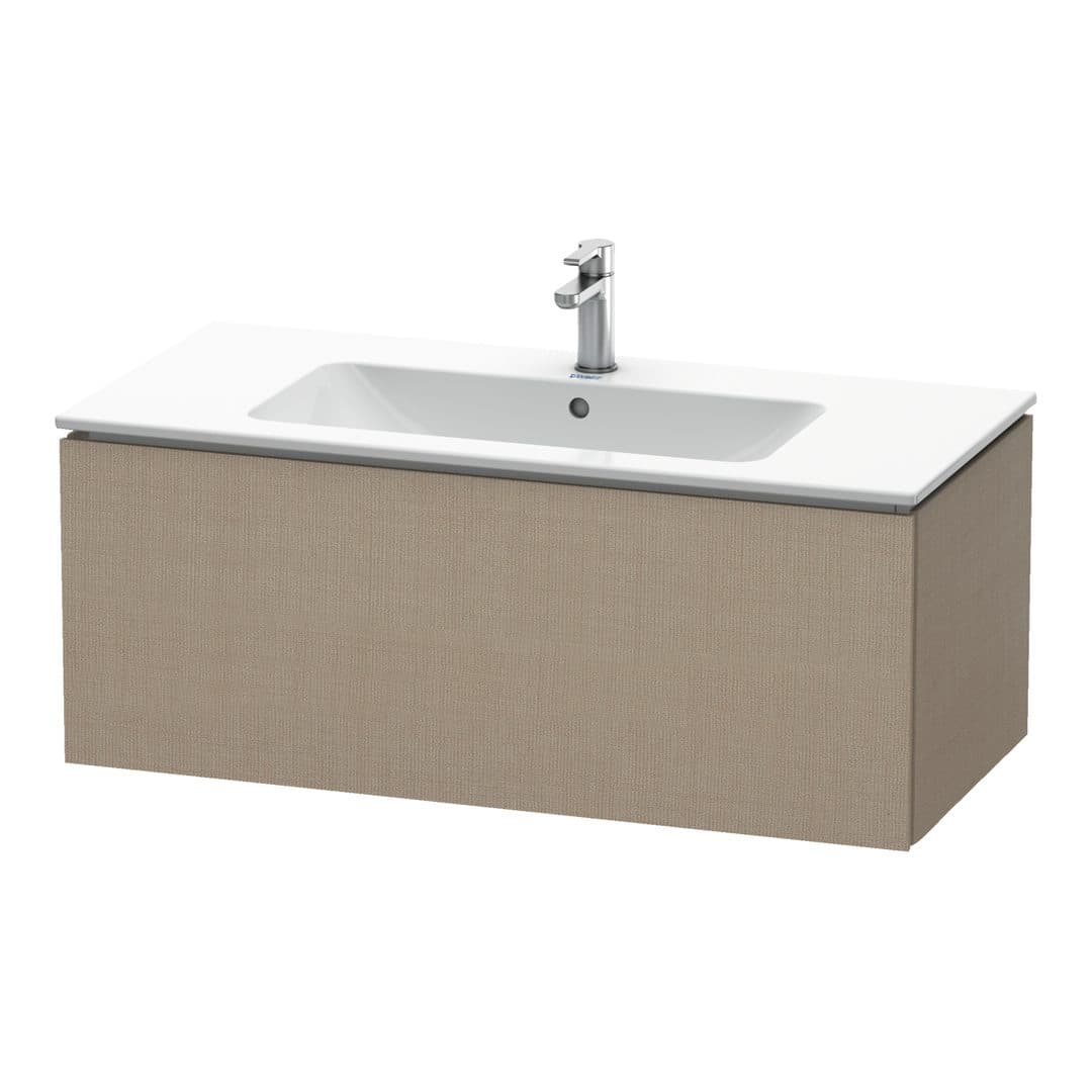 Duravit L-Cube – Έπιπλο Νιπτήρα – 1020 mm, 1 συρτάρι, νιπτήρας κέντρο, 1020 x 481 x 400 mm – Linen Matt, Decor (LC614207575)