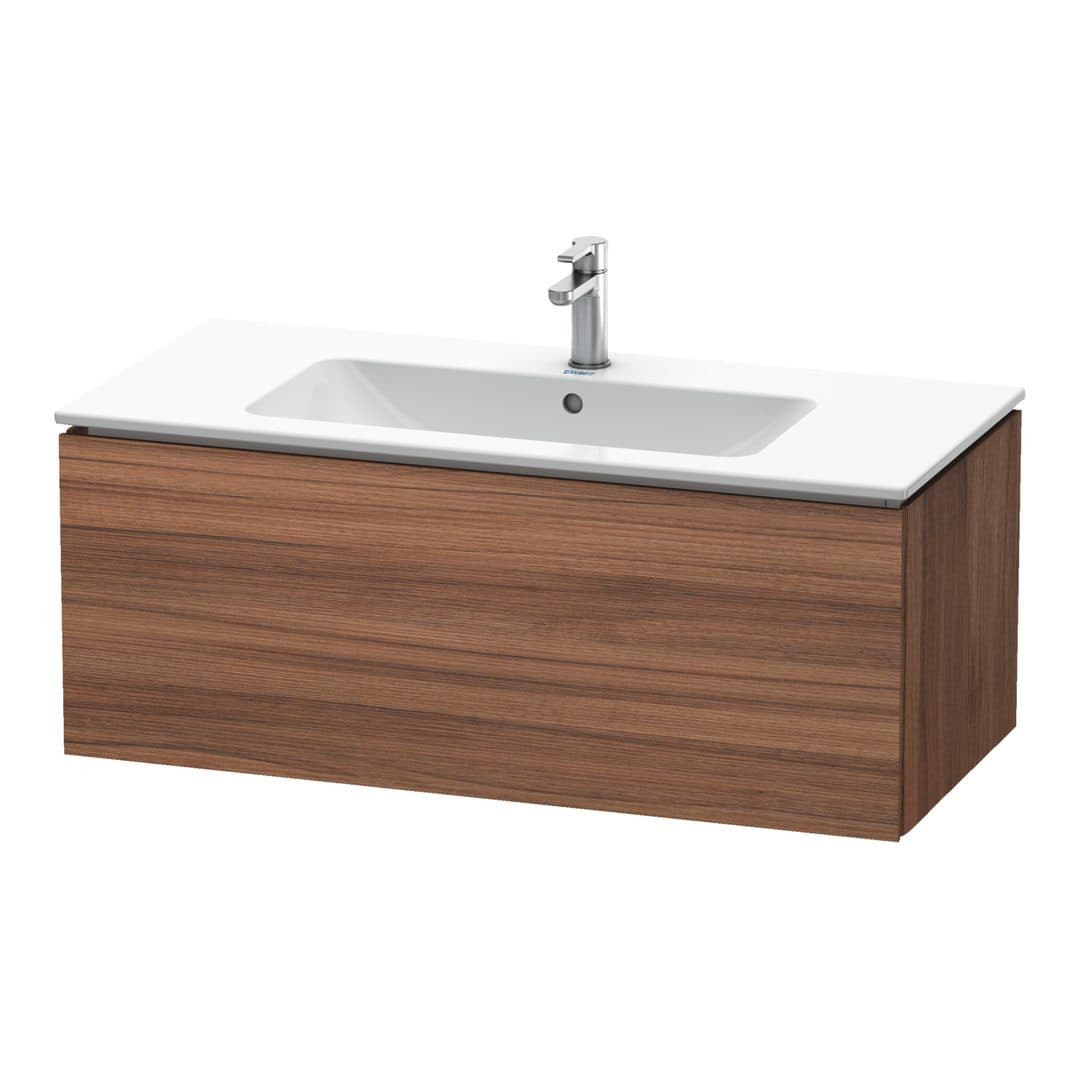 Duravit L-Cube – Έπιπλο Νιπτήρα – 1020 mm, 1 συρτάρι, νιπτήρας κέντρο, 1020 x 481 x 400 mm – Walnut Matt, Decor (LC614207979)