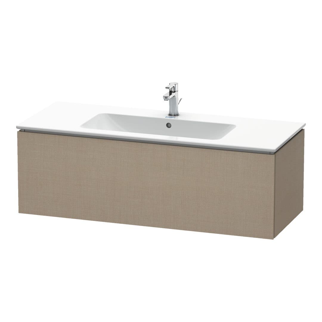 Duravit L-Cube – Έπιπλο Νιπτήρα – 1220 mm, 1 συρτάρι, νιπτήρας κέντρο – Linen Matt, Decor (LC614307575)