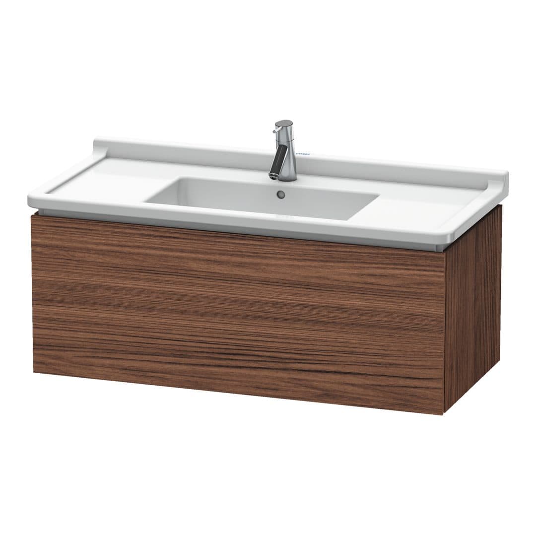 Duravit L-Cube – Έπιπλο Νιπτήρα – 1020 mm, 1 συρτάρι, νιπτήρας κέντρο, 1020 x 469 x 408 mm – Walnut dark Matt, Decor (LC616602121)