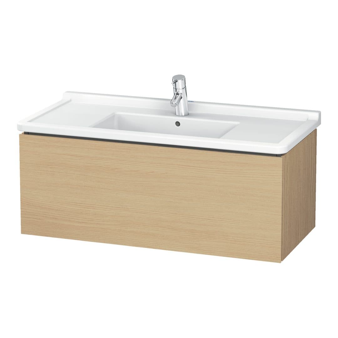 Duravit L-Cube – Έπιπλο Νιπτήρα – 1020 mm, 1 συρτάρι, νιπτήρας κέντρο, 1020 x 469 x 408 mm – Natural oak, Decor (LC616603030)