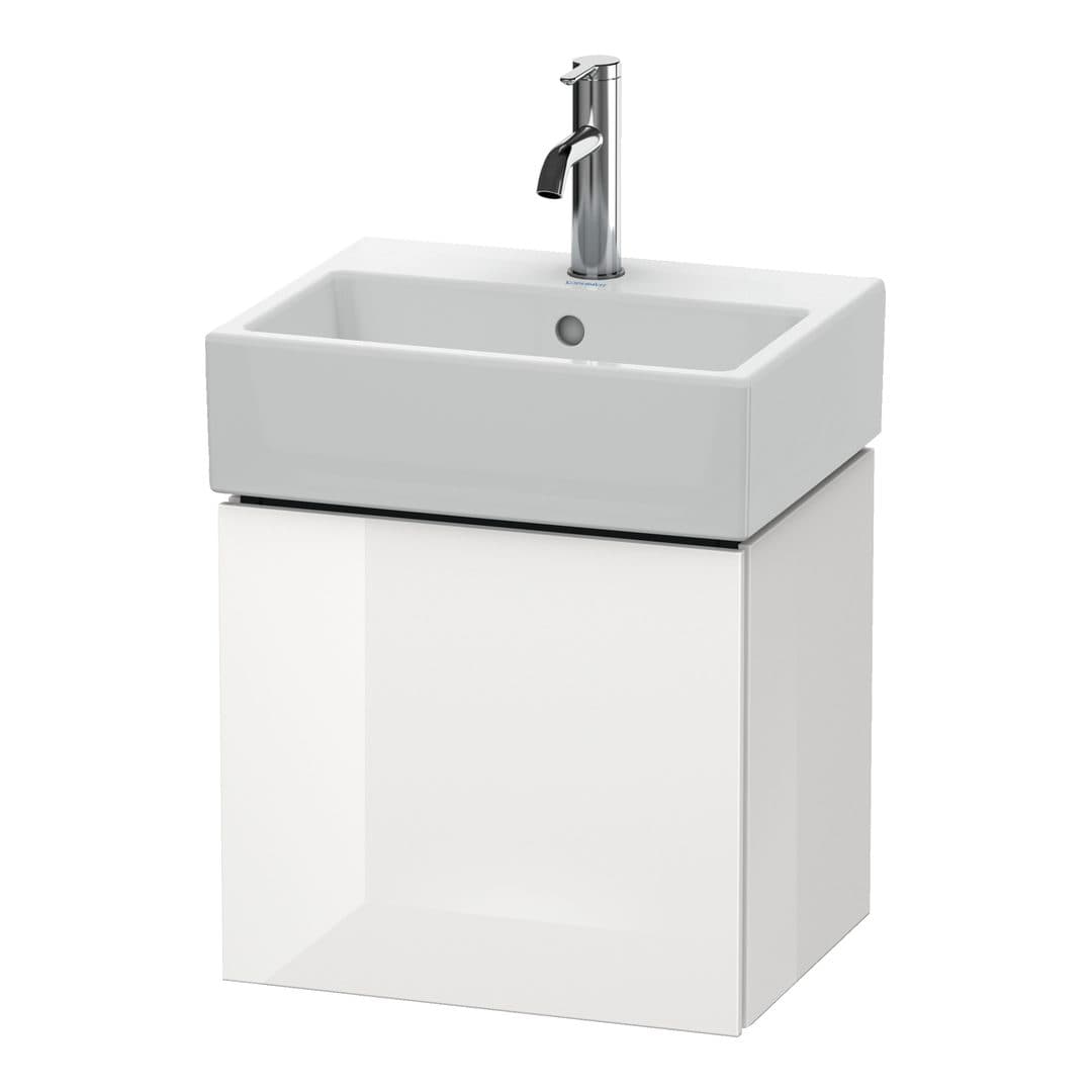 Duravit L-Cube – Έπιπλο Νιπτήρα – 434 mm, 1 πόρτα, δεξιά – White High Gloss, Decor (LC6245R2222)