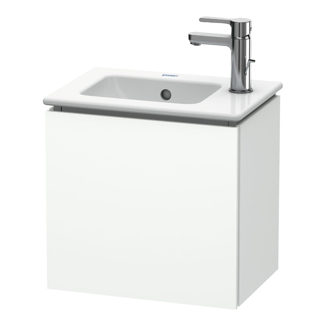Duravit L-Cube – Έπιπλο Νιπτήρα – 420 mm, 1 πόρτα, αριστερή, 420 x 294 x 400 mm – White Matt, Decor (LC6272L1818)