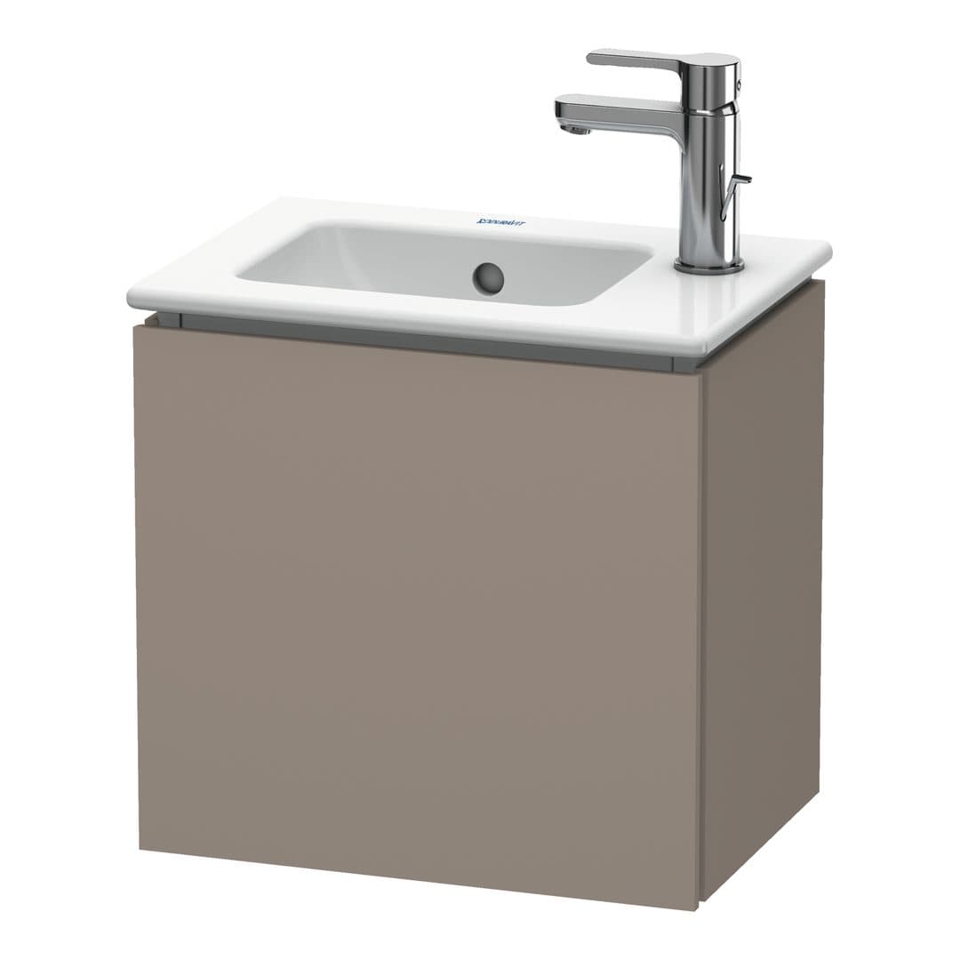 Duravit L-Cube – Έπιπλο Νιπτήρα – 420 mm, 1 πόρτα, αριστερή, 420 x 294 x 400 mm – Basalte Matt, Decor (LC6272L4343)