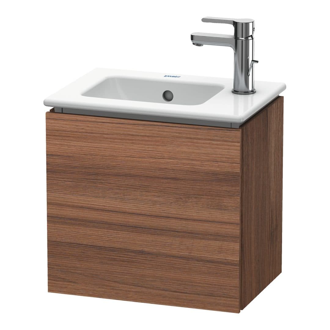 Duravit L-Cube – Έπιπλο Νιπτήρα – 420 mm, 1 πόρτα, αριστερή, 420 x 294 x 400 mm – Walnut Matt, Decor (LC6272L7979)