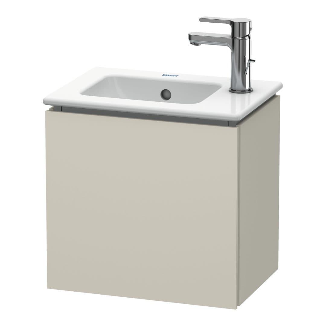 Duravit L-Cube – Έπιπλο Νιπτήρα – 420 mm, 1 πόρτα, αριστερή, 420 x 294 x 400 mm – Taupe Matt, Decor (LC6272L9191)