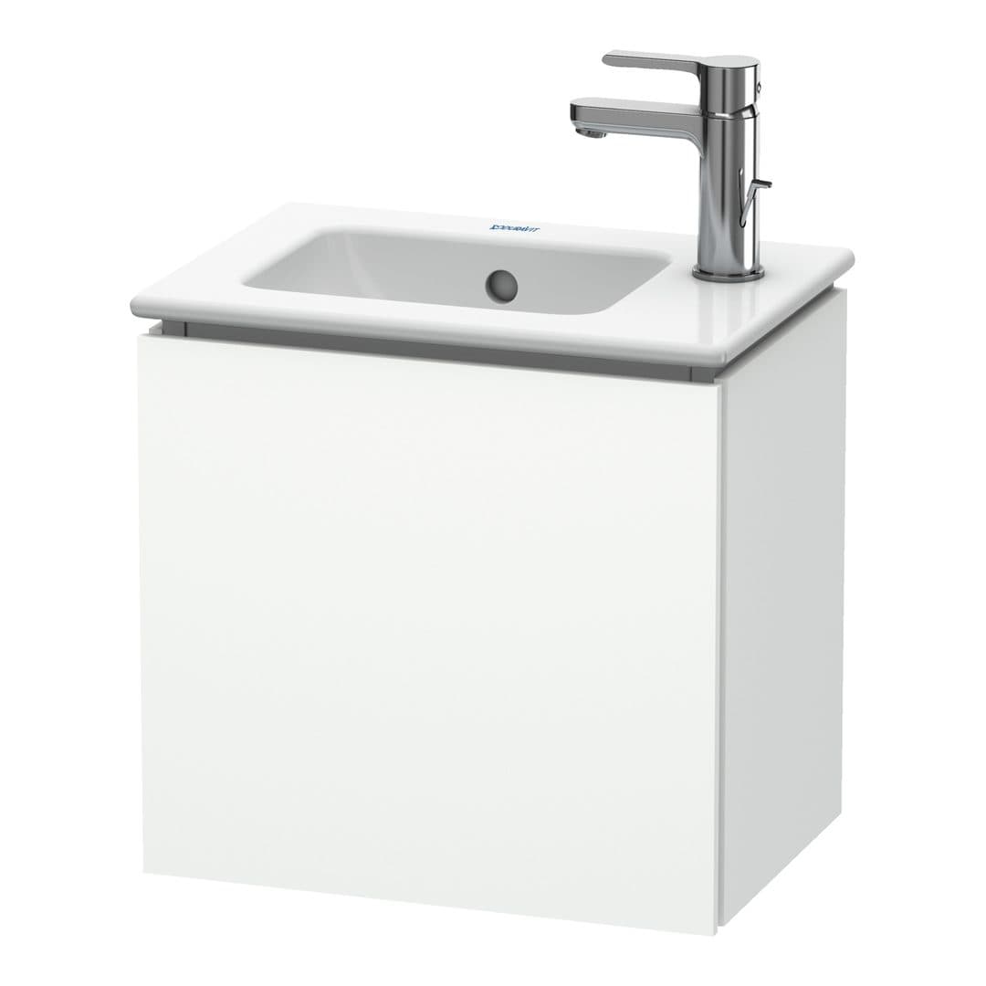 Duravit L-Cube – Έπιπλο Νιπτήρα – 420 mm, 1 πόρτα, δεξιά, 420 x 294 x 400 mm – White Matt, Decor (LC6272R1818)