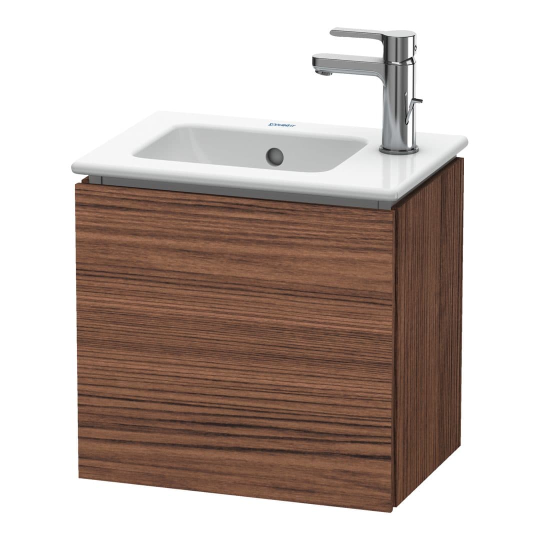 Duravit L-Cube – Έπιπλο Νιπτήρα – 420 mm, 1 πόρτα, δεξιά, 420 x 294 x 400 mm – Walnut dark Matt, Decor (LC6272R2121)