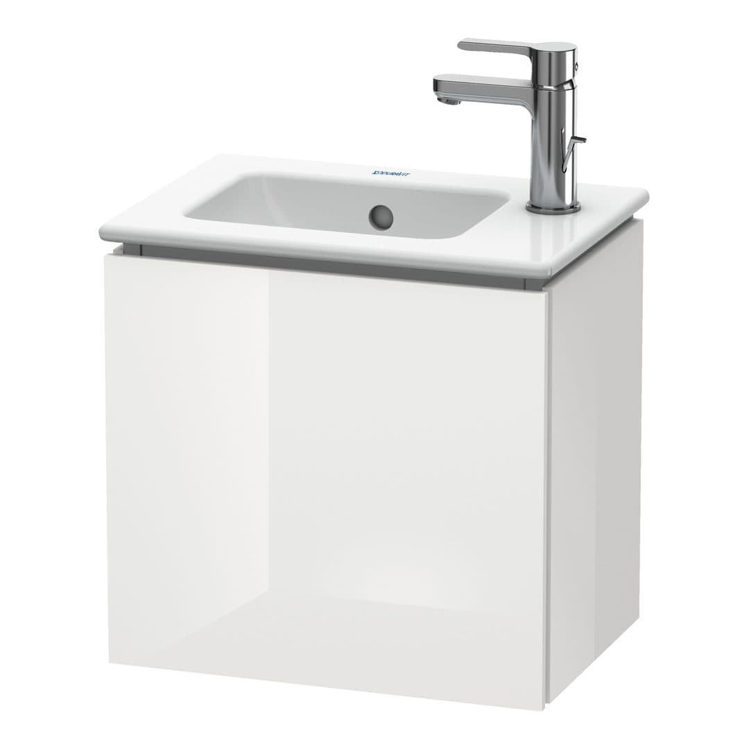 Duravit L-Cube – Έπιπλο Νιπτήρα – 420 mm, 1 πόρτα, δεξιά, 420 x 294 x 400 mm – White High Gloss, Lacquer (LC6272R8585)