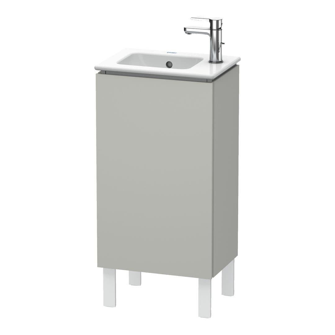 Duravit L-Cube – Έπιπλο Νιπτήρα – 420 mm, 1 πόρτα, αριστερή, 420 x 294 x 704 mm – Concrete grey Matt, Decor (LC6273L0707)
