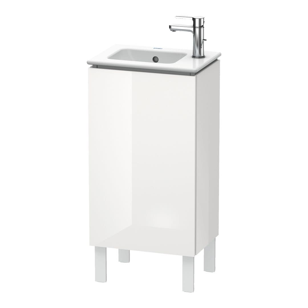 Duravit L-Cube – Έπιπλο Νιπτήρα – 420 mm, 1 πόρτα, αριστερή, 420 x 294 x 704 mm – White High Gloss, Decor (LC6273L2222)