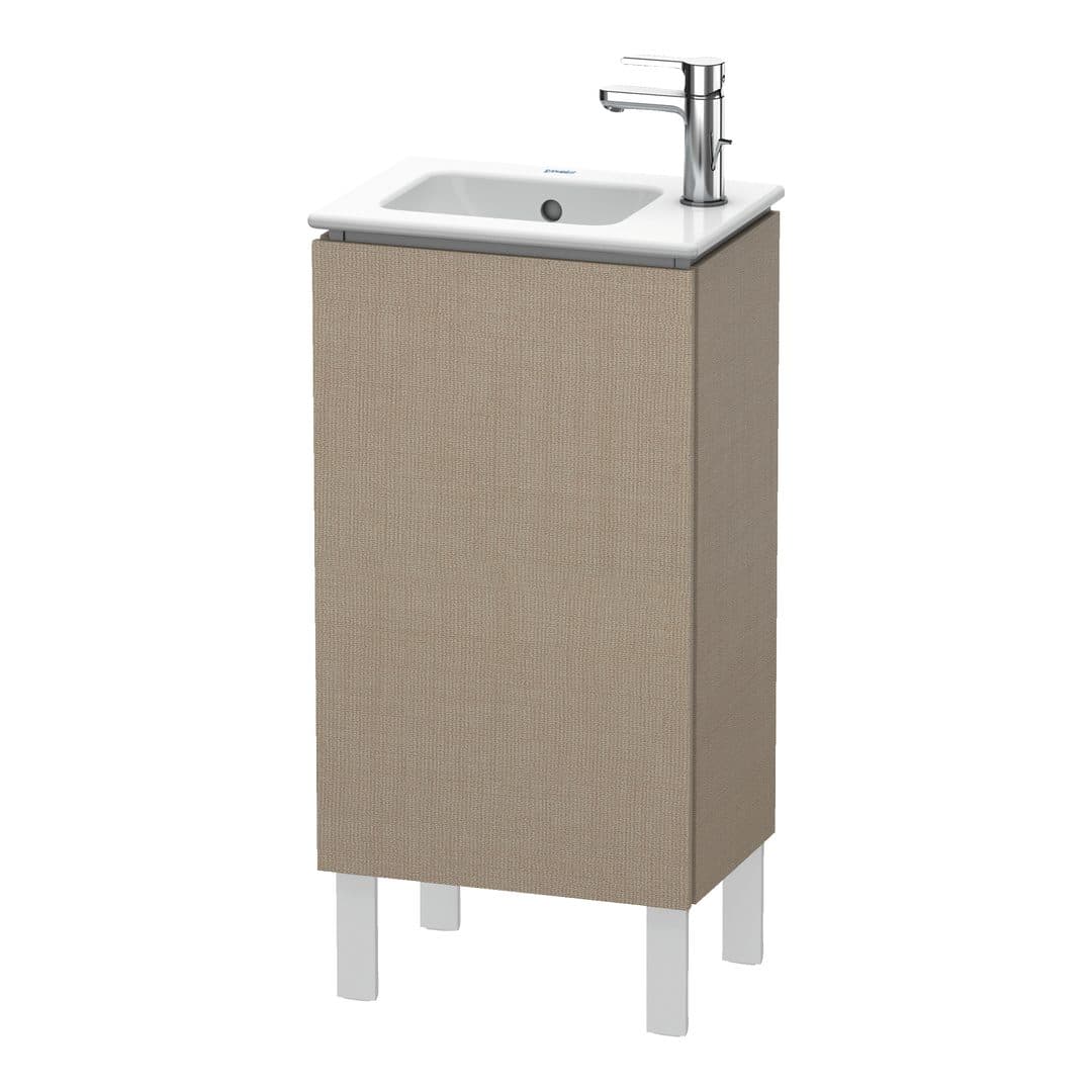 Duravit L-Cube – Έπιπλο Νιπτήρα – 420 mm, 1 πόρτα, αριστερή, 420 x 294 x 704 mm – Linen Matt, Decor (LC6273L7575)