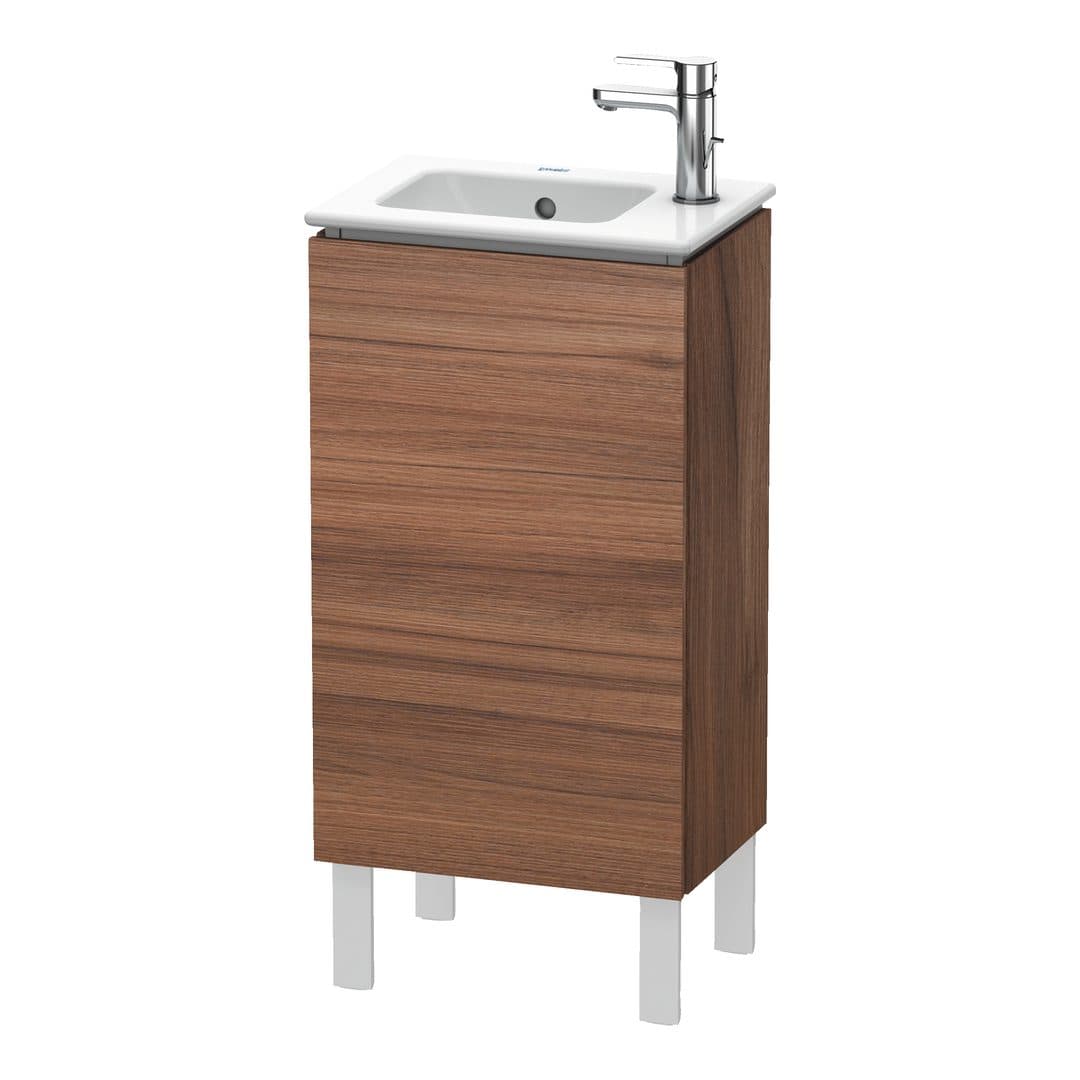 Duravit L-Cube – Έπιπλο Νιπτήρα – 420 mm, 1 πόρτα, αριστερή, 420 x 294 x 704 mm – Walnut Matt, Decor (LC6273L7979)