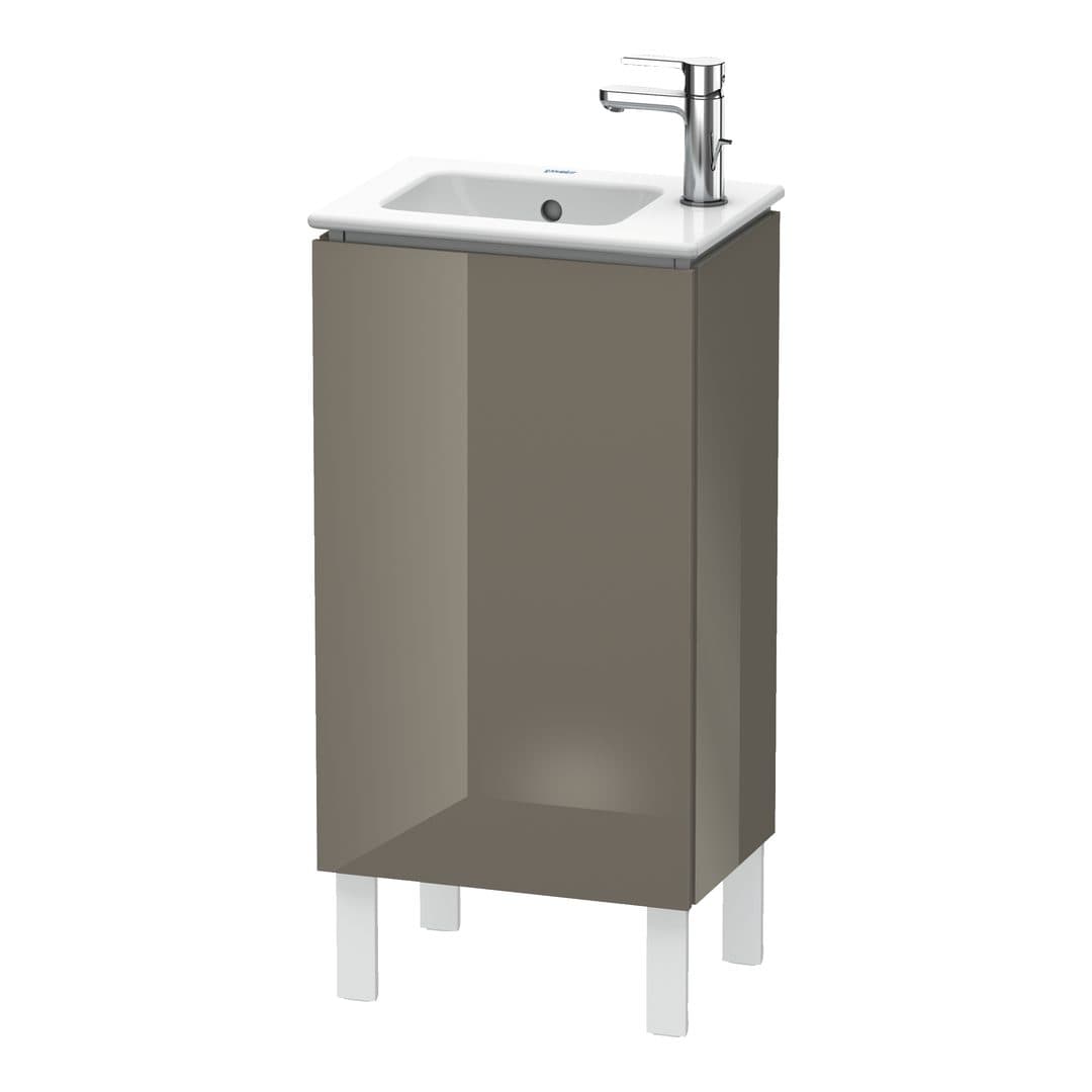 Duravit L-Cube – Έπιπλο Νιπτήρα – 420 mm, 1 πόρτα, αριστερή, 420 x 294 x 704 mm – Flannel Grey High Gloss, Lacquer (LC6273L8989)