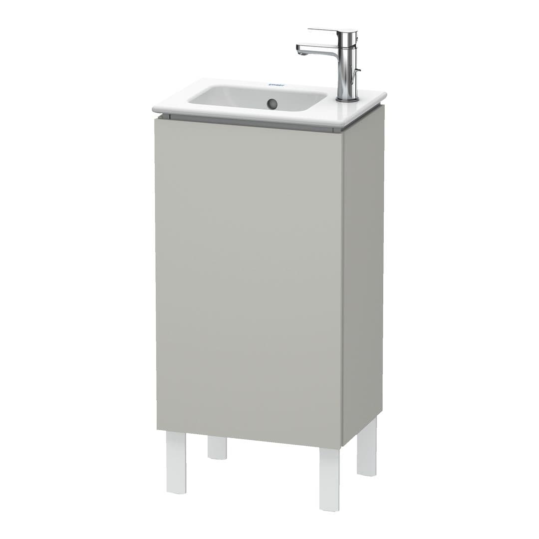Duravit L-Cube – Έπιπλο Νιπτήρα – 420 mm, 1 πόρτα, δεξιά, 420 x 294 x 704 mm – Concrete grey Matt, Decor (LC6273R0707)