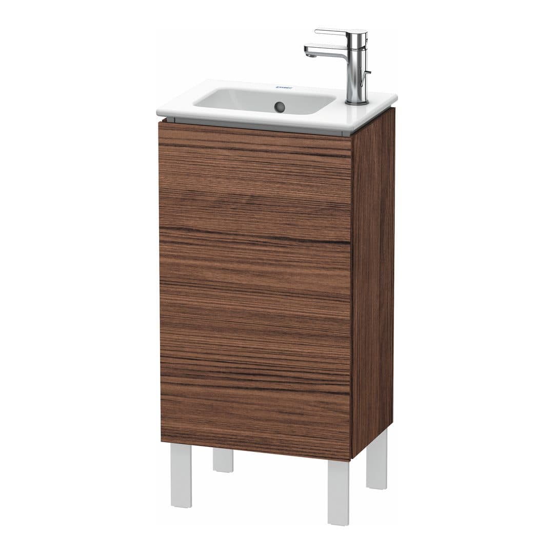 Duravit L-Cube – Έπιπλο Νιπτήρα – 420 mm, 1 πόρτα, δεξιά, 420 x 294 x 704 mm – Walnut dark Matt, Decor (LC6273R2121)