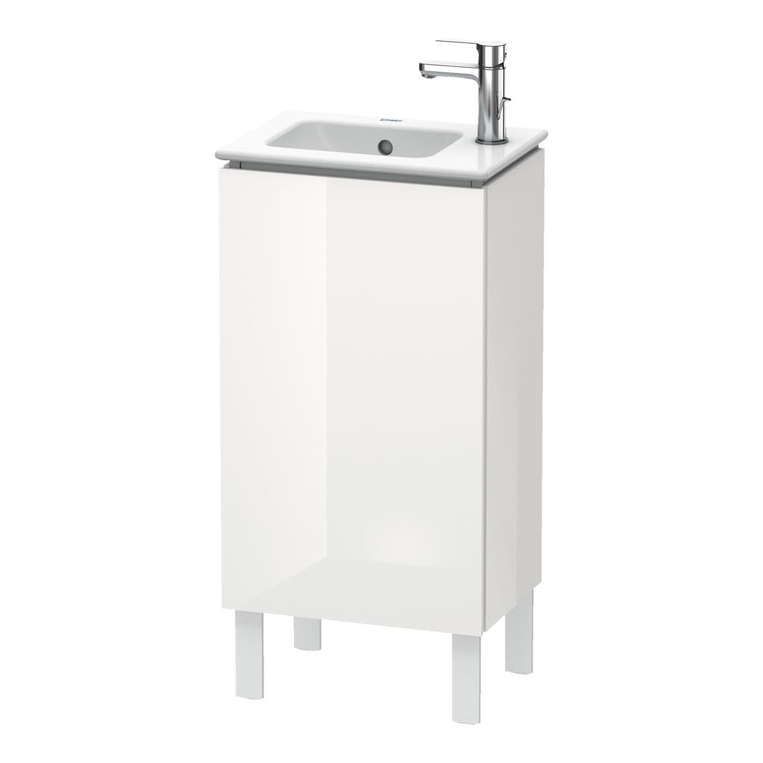 Duravit L-Cube – Έπιπλο Νιπτήρα – 420 mm, 1 πόρτα, δεξιά, 420 x 294 x 704 mm – White High Gloss, Decor (LC6273R2222)