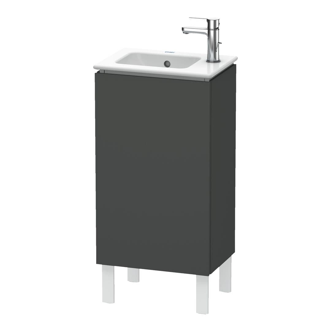 Duravit L-Cube – Έπιπλο Νιπτήρα – 420 mm, 1 πόρτα, δεξιά, 420 x 294 x 704 mm – Graphite Matt, Decor (LC6273R4949)