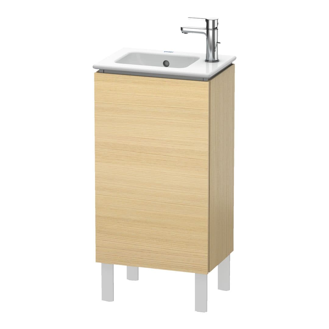 Duravit L-Cube – Έπιπλο Νιπτήρα – 420 mm, 1 πόρτα, δεξιά, 420 x 294 x 704 mm – Mediterranean oak Matt, Real wood veneer (LC6273R7171)