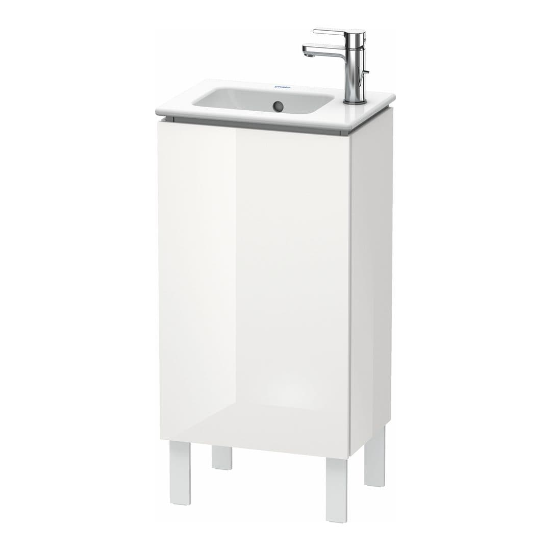 Duravit L-Cube – Έπιπλο Νιπτήρα – 420 mm, 1 πόρτα, δεξιά, 420 x 294 x 704 mm – White High Gloss, Lacquer (LC6273R8585)