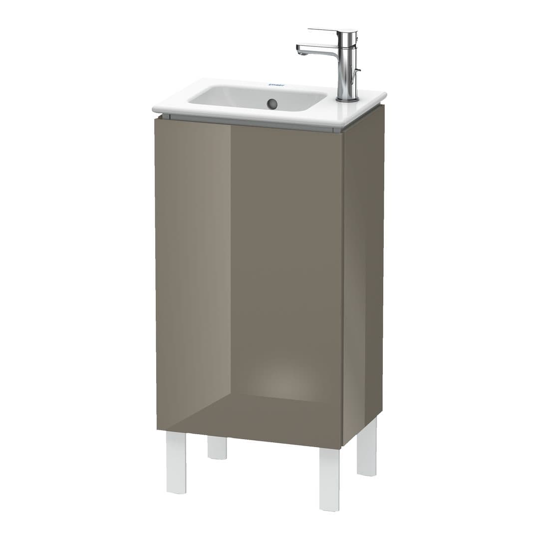 Duravit L-Cube – Έπιπλο Νιπτήρα – 420 mm, 1 πόρτα, δεξιά, 420 x 294 x 704 mm – Flannel Grey High Gloss, Lacquer (LC6273R8989)