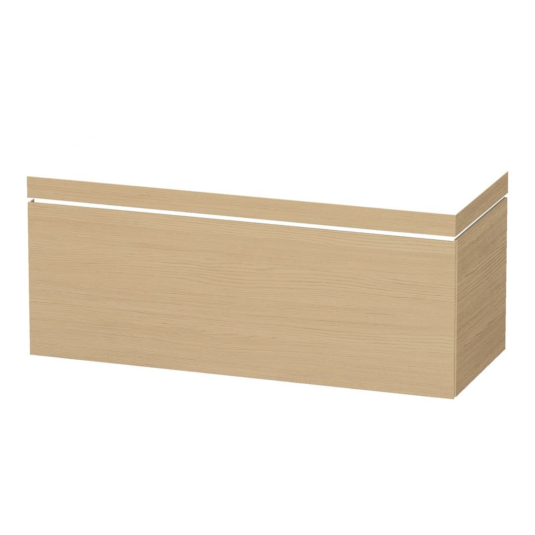 Duravit L-Cube – Έπιπλο Νιπτήρα – 1200 mm, με νιπτήρα, 1 συρτάρι, νιπτήρας κέντρο, έκδοση N – Natural oak, Decor (LC6919N3030)
