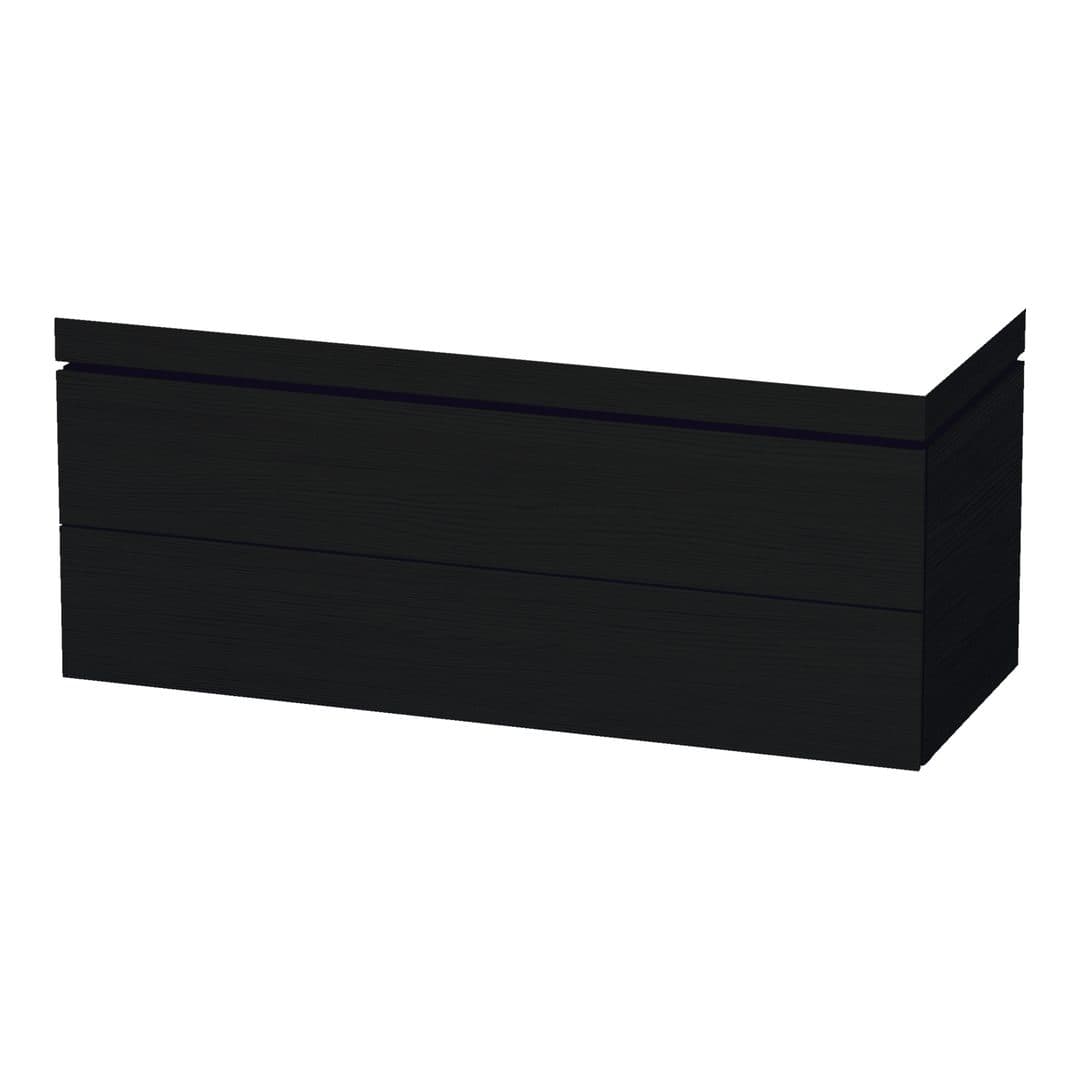 Duravit L-Cube – Έπιπλο Νιπτήρα – 1200 mm, με νιπτήρα, 2 συρτάρια, νιπτήρας κέντρο, 1200 x 480 x 500 mm, έκδοση N – Black oak Matt, Decor (LC6929N1616)