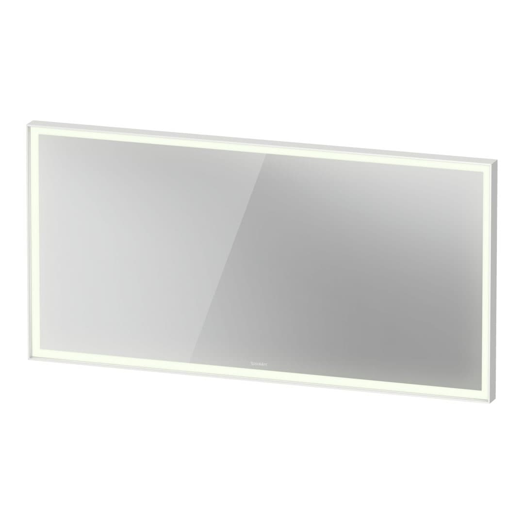 Duravit L-Cube – Καθρέπτης Μπάνιου – 1400×700 mm, με φωτισμό LED – White aluminum Matt (LC7384018180100)