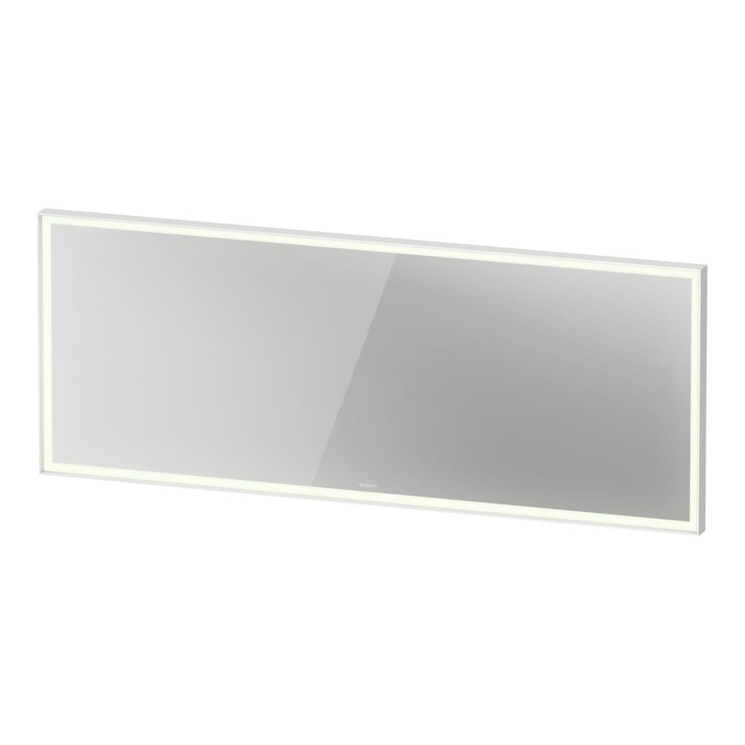 Duravit L-Cube – Καθρέπτης Μπάνιου – 1800×700 mm, με φωτισμό LED, έκδοση Premium – White aluminum Matt (LC7386018187100)