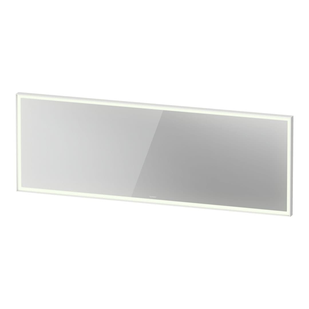 Duravit L-Cube – Καθρέπτης Μπάνιου – 2000×700 mm, με φωτισμό LED – White aluminum Matt (LC7387018180100)