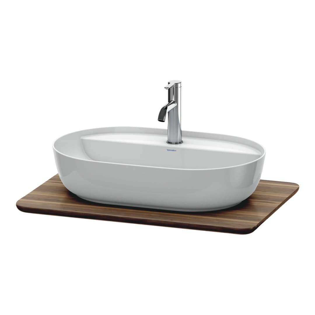 Duravit Luv – Πάγκος Νιπτήρα – 688 mm, νιπτήρας κέντρο – American walnut Matt, Solid wood (LU946007777)