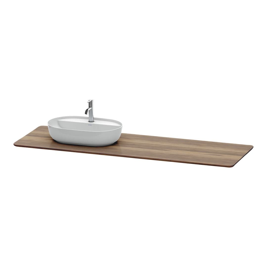 Duravit Luv – Πάγκος Νιπτήρα – 1783 mm, νιπτήρας αριστερά – American walnut Matt, Solid wood (LU9463L7777)