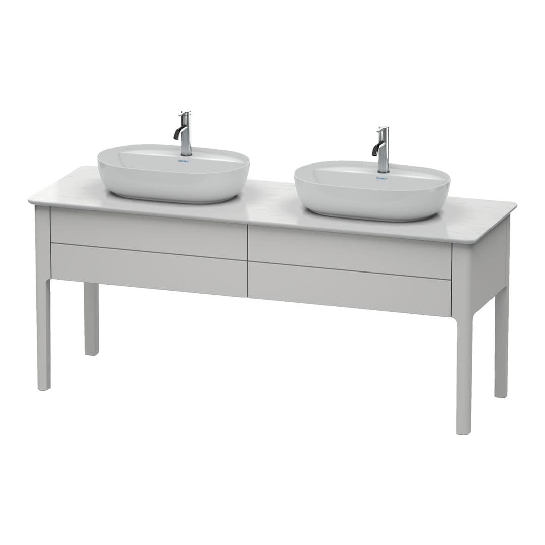 Duravit Luv – Έπιπλο Νιπτήρα – 1733 mm, για κονσόλα, 2 συρτάρια – Nordic white Satin Matt, Lacquer (LU9562B3939)