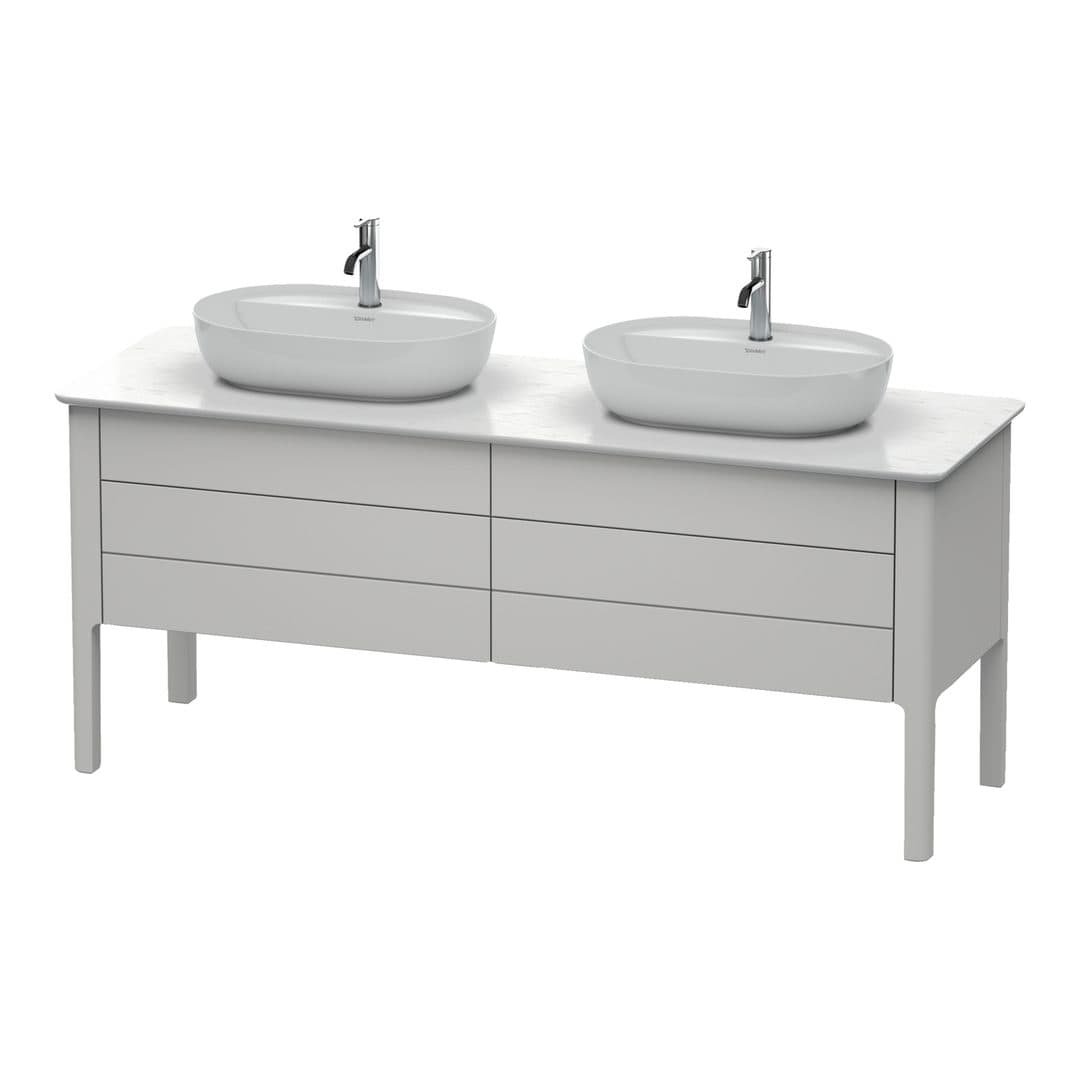Duravit Luv – Έπιπλο Νιπτήρα – 1733 mm, για κονσόλα, 4 συρτάρια – Nordic white Satin Matt, Lacquer (LU9567B3939)