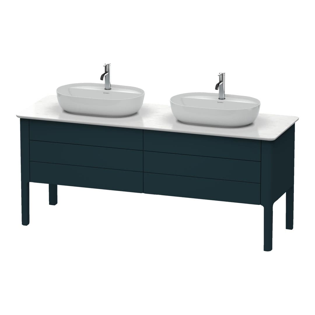 Duravit Luv – Έπιπλο Νιπτήρα – 1733 mm, για κονσόλα, 4 συρτάρια – Night blue Satin Matt, Lacquer (LU9567B9898)