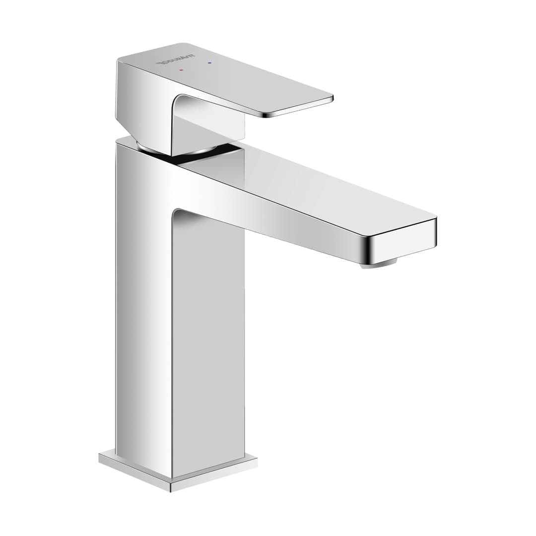 Duravit Manhattan – Μπαταρία Νιπτήρα – M, χωρίς βαλβίδα, σύνδεση σπιράλ 3/8" – Chrome High Gloss (MH1020002010)