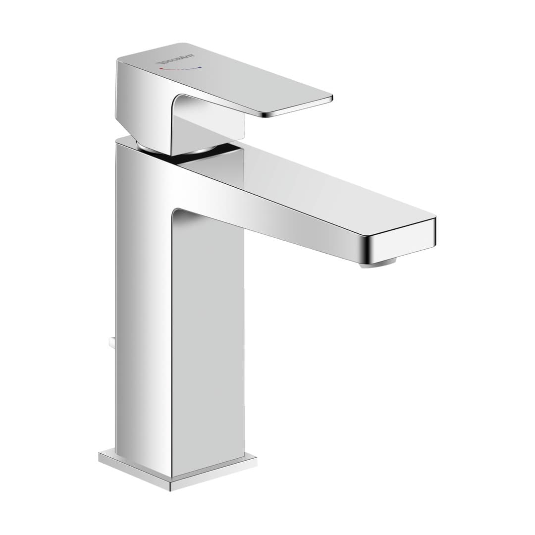 Duravit Manhattan – Μπαταρία Νιπτήρα – M, FreshStart, με βαλβίδα – Chrome High Gloss (MH1021001010)