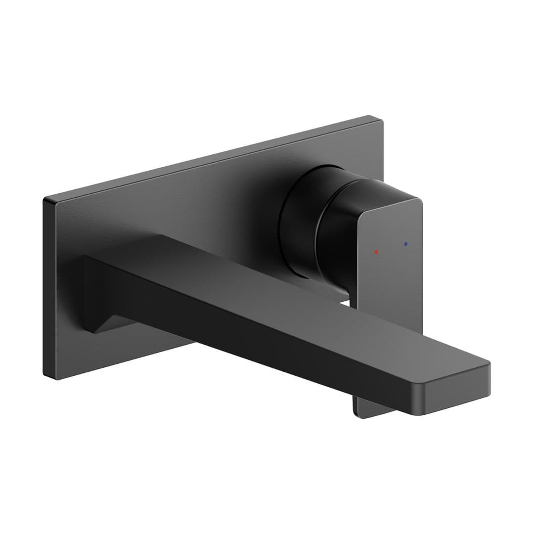Duravit Manhattan – Μπαταρία Νιπτήρα Τοίχου – παροχή 5,5 l/min – Black Matt (MH1070004046)