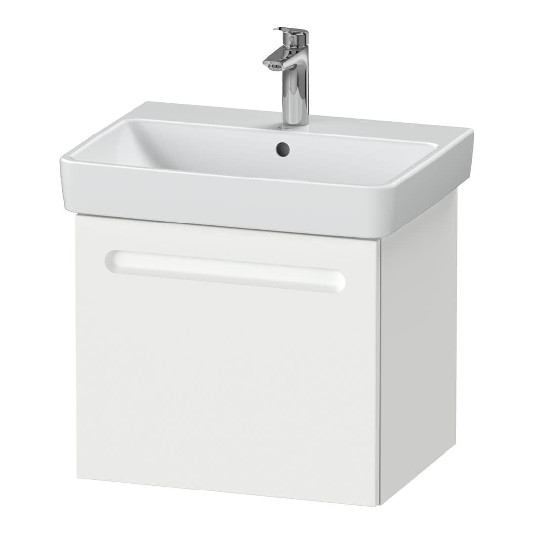 Duravit No.1 – Έπιπλο Νιπτήρα – 540 mm, 1 συρτάρι, νιπτήρας κέντρο, χωρίς εγκοπή σιφωνιού – White Matt, Decor (N14281018180000)