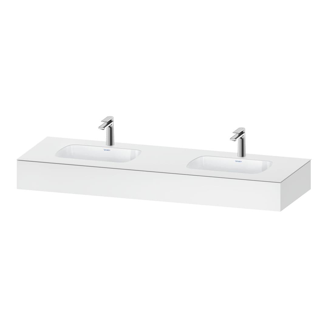 Duravit Collection One – Πάγκος Νιπτήρα – 1600 mm, με νιπτήρα – White Matt, Decor (QA4695018180000)