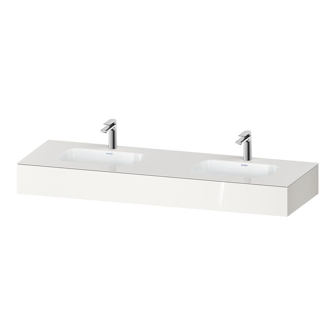 Duravit Collection One – Πάγκος Νιπτήρα – 1600 mm, με νιπτήρα – White High Gloss, Decor (QA4695022220000)