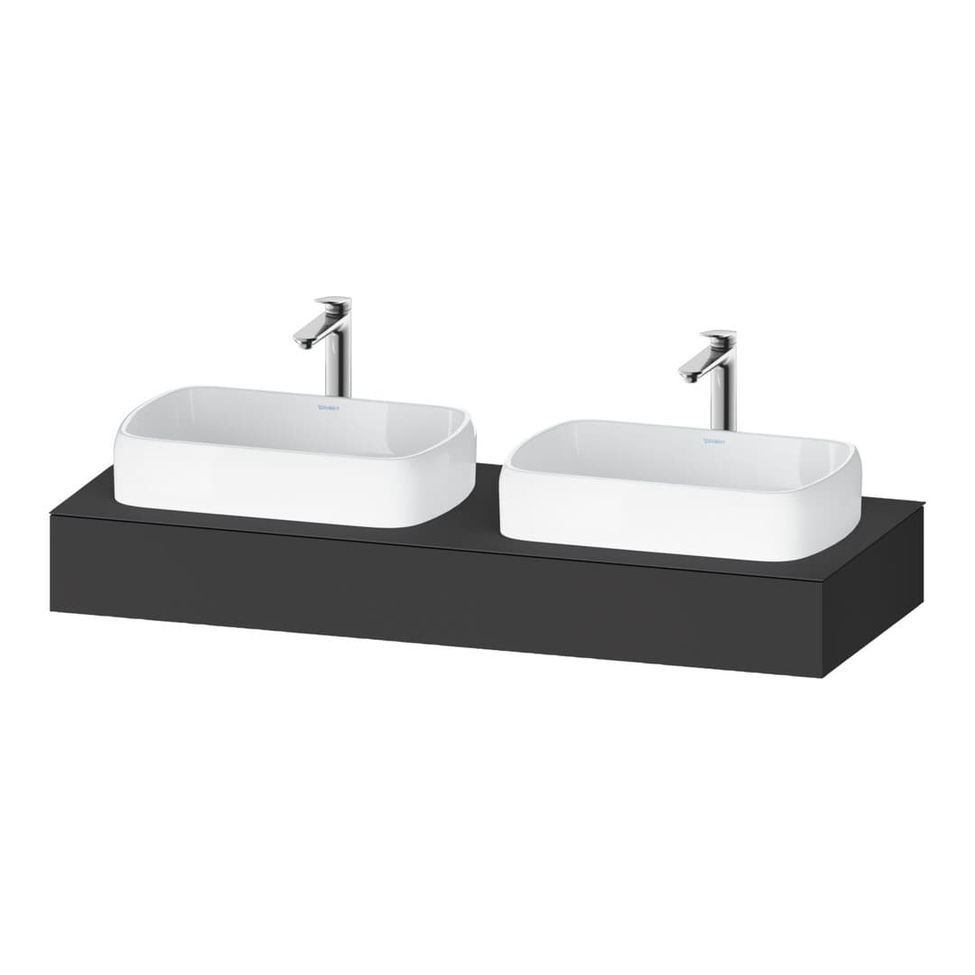 Duravit Collection One – Πάγκος Νιπτήρα – 1400 mm – Graphite Matt, Decor (QA4805049490000)