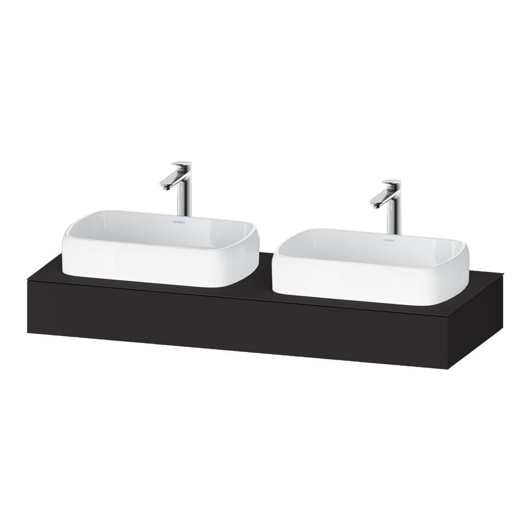 Duravit Collection One – Πάγκος Νιπτήρα – 1400 mm – Graphite Super Matt, Decor (QA4805080800000)