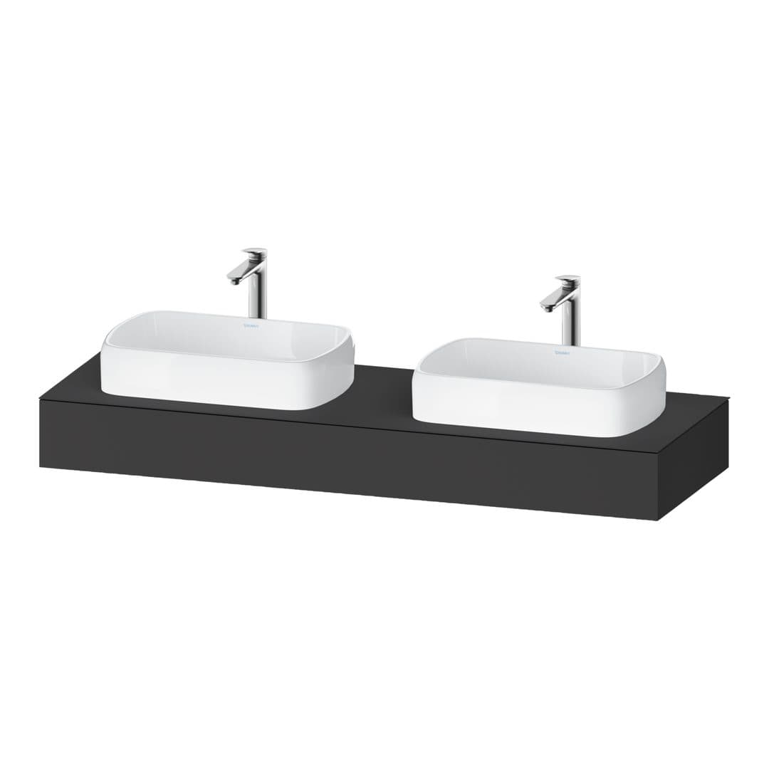 Duravit Collection One – Πάγκος Νιπτήρα – 1600 mm – Graphite Matt, Decor (QA4808049490000)