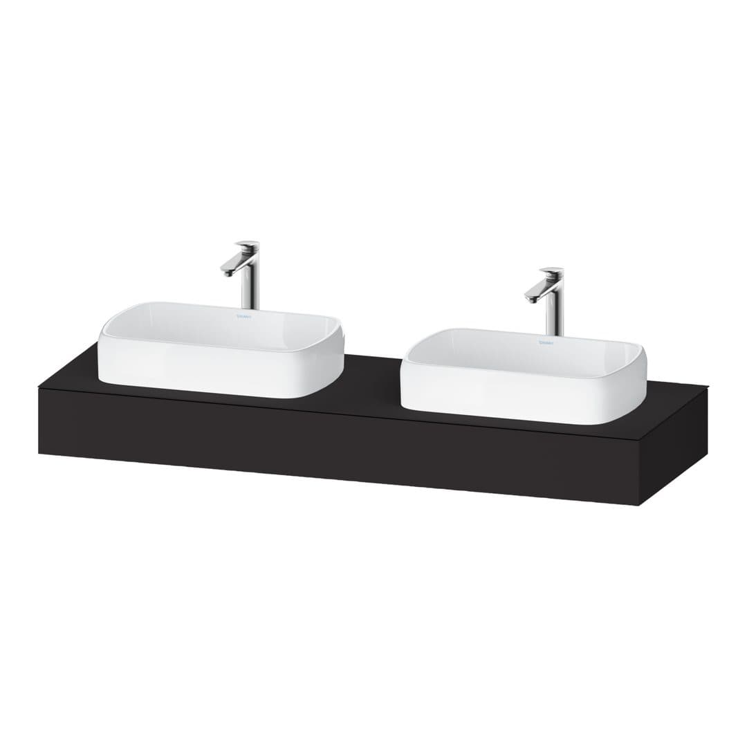 Duravit Collection One – Πάγκος Νιπτήρα – 1600 mm – Graphite Super Matt, Decor (QA4808080800000)