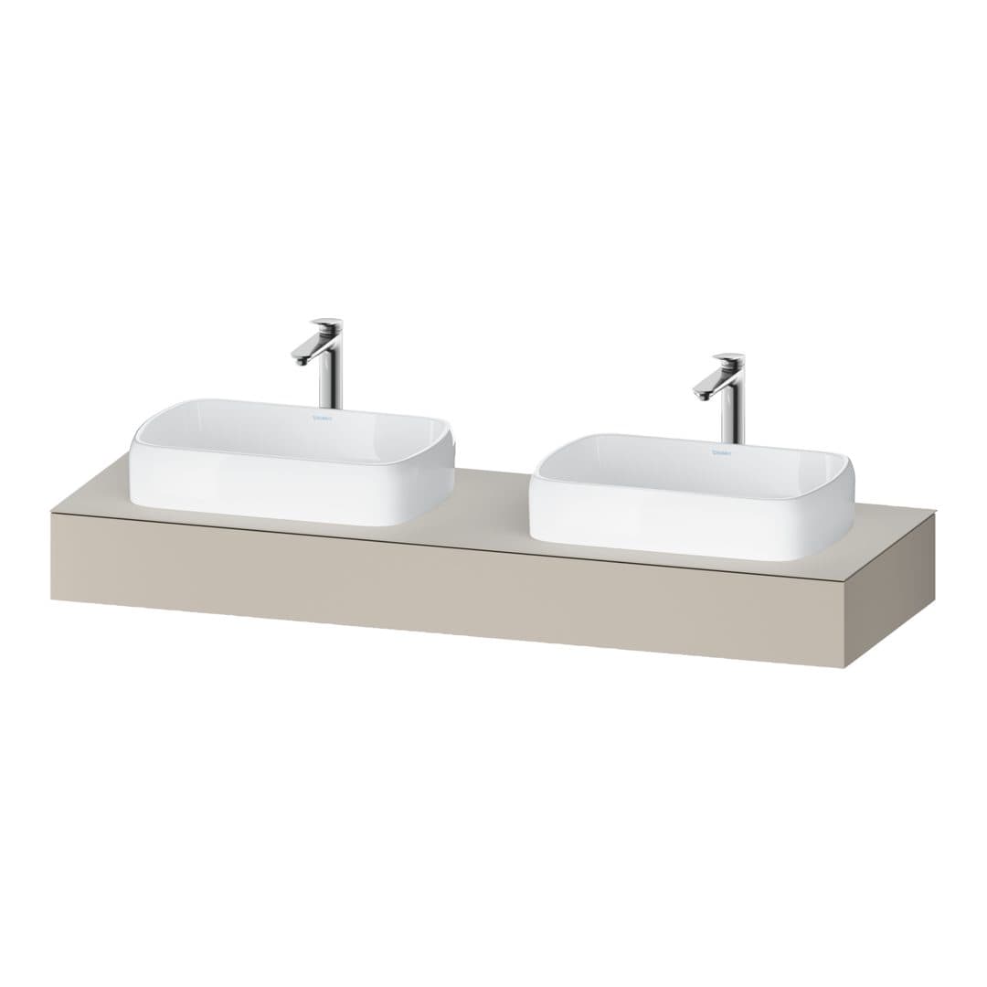Duravit Collection One – Πάγκος Νιπτήρα – 1600 mm – Taupe Matt, Decor (QA4808091910000)